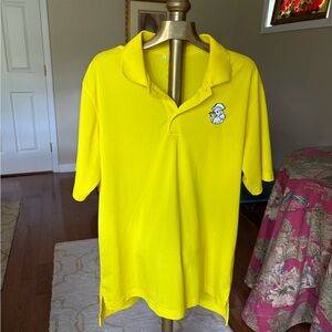 Adidas Yellow Climalite Polo